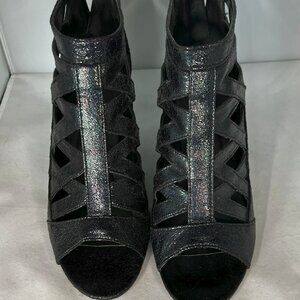 Michael Antonio Ankle Boots, Navy, Womens Size 9
